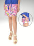 3 Tier PRINTED SKORT with the Ruffle in the center - SH001